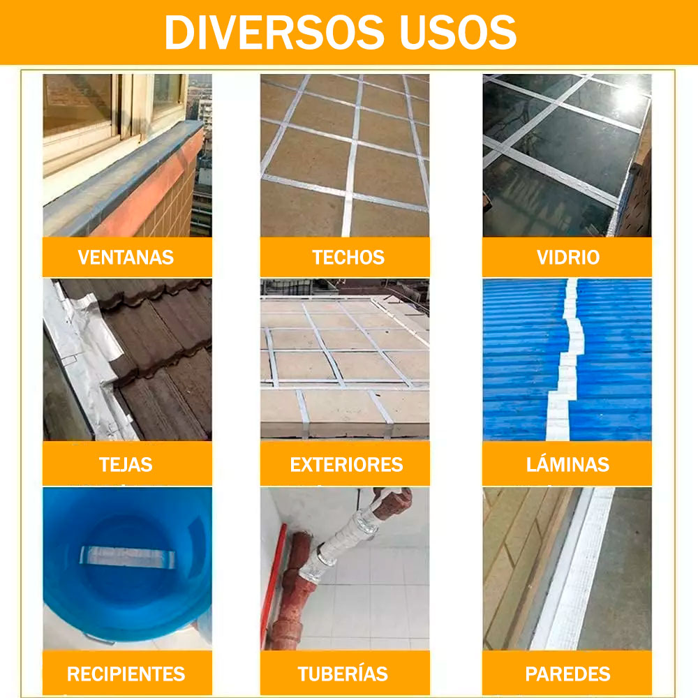 Cinta Adhesiva Impermeable Antifugas