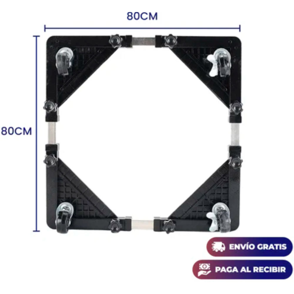 Base Ajustable Rodante para Electrodomésticos