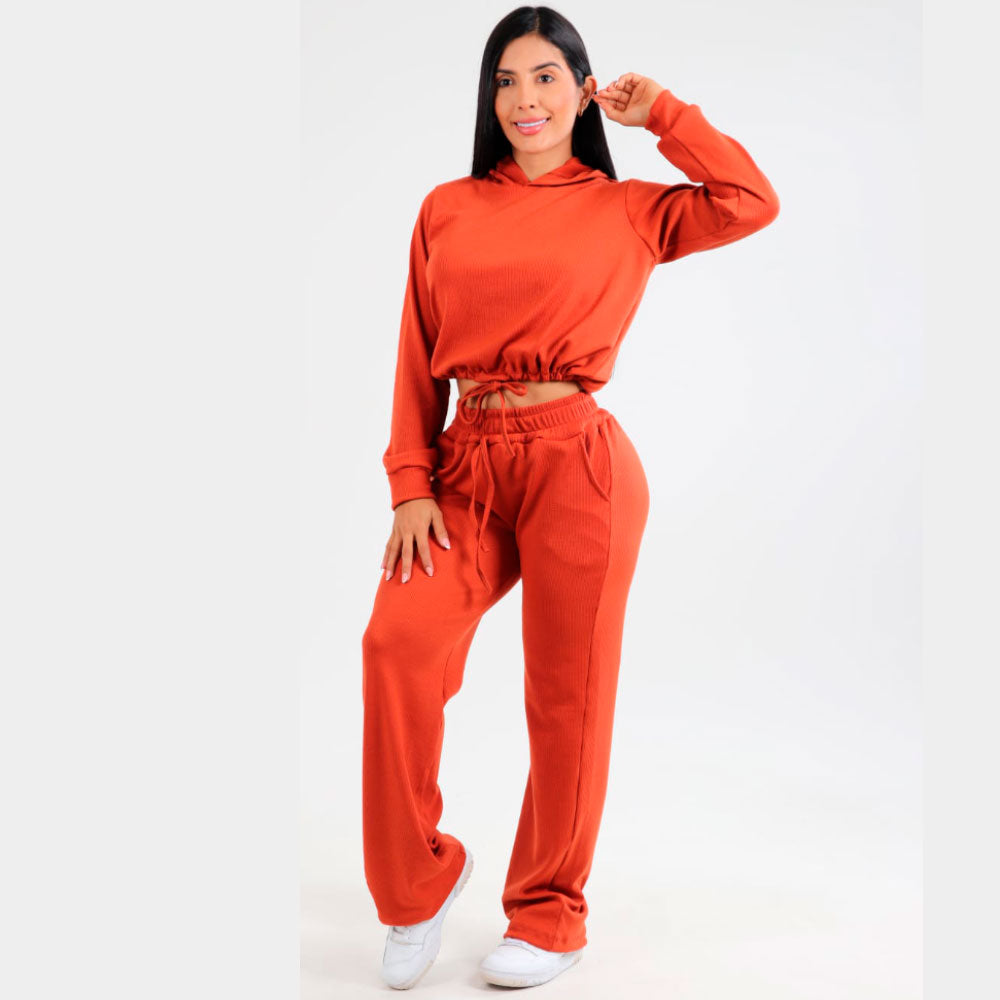 Conjunto Casual Oversize en Tela Rib