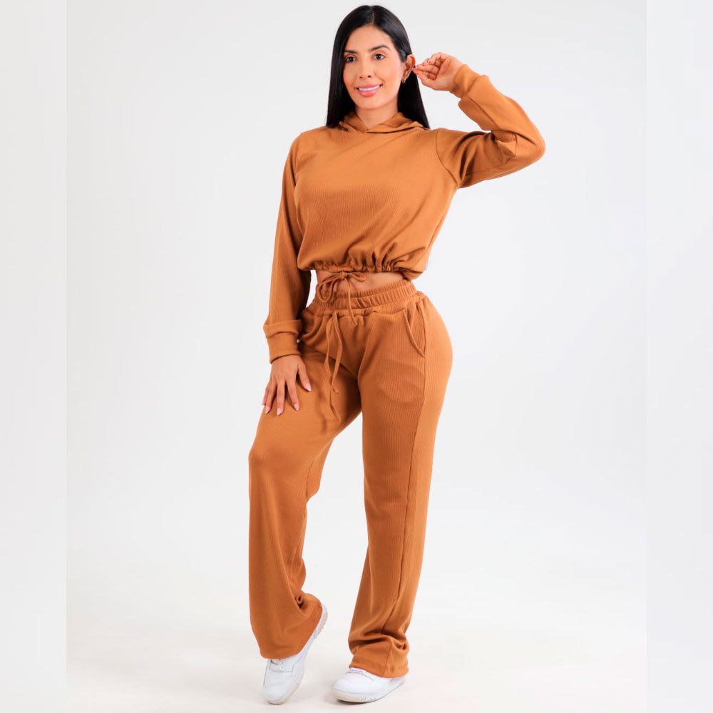 Conjunto Casual Oversize en Tela Rib