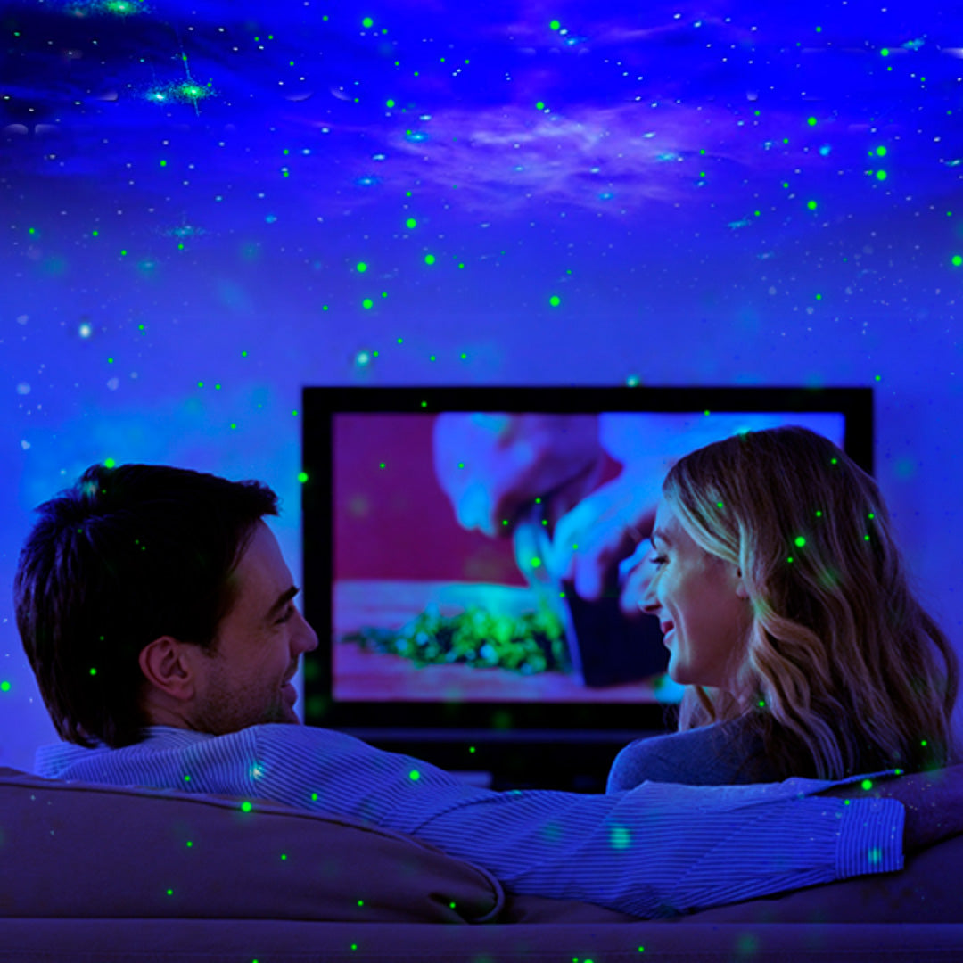 Astronauta proyector de galaxia de luz nocturna para niños