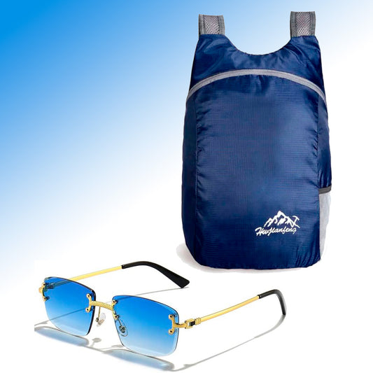 Duo Mochila plegable ultra ligera y gafas protectoras de sol