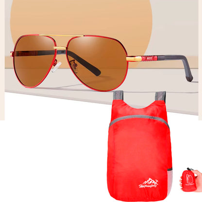 Duo Mochila plegable ultra ligera y gafas protectoras de sol