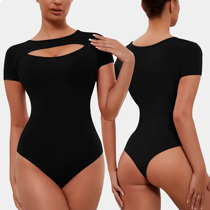 Body Manga Corta Control Abdomen