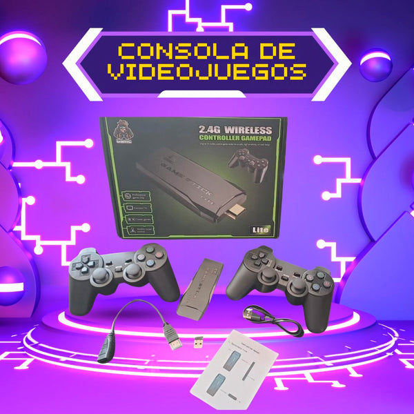 Consola Retro de Videojuegos Inalámbrica HDMI