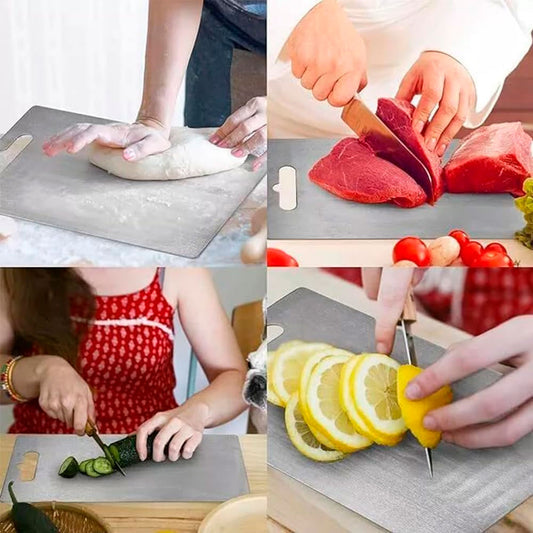 Tabla de picar en acero inoxidable para cocina 1.2 MM