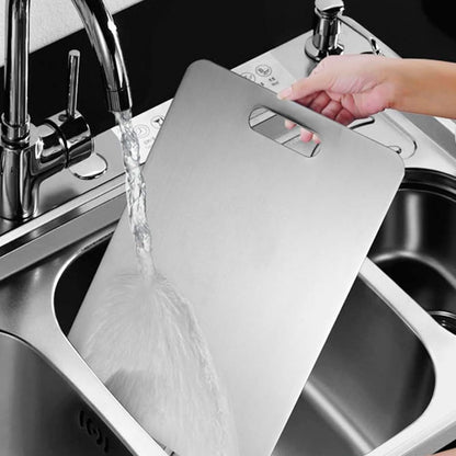 Tabla de picar en acero inoxidable para cocina 1.2 MM