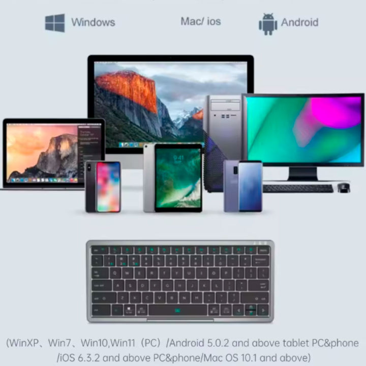 Teclado Inalámbrico Bluetooth