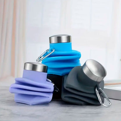 Termo Reutilizable Plegable en Silicona