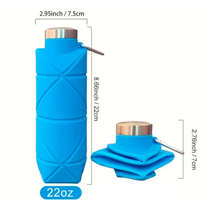 Termo Reutilizable Plegable en Silicona